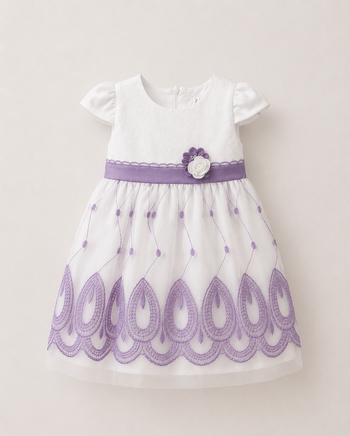 Purple Flower Frock