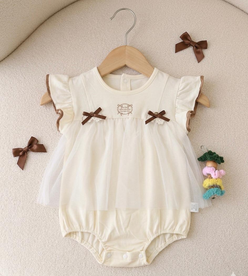 White Ribbon Frock