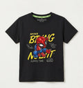 Black Spiderman T Shirt