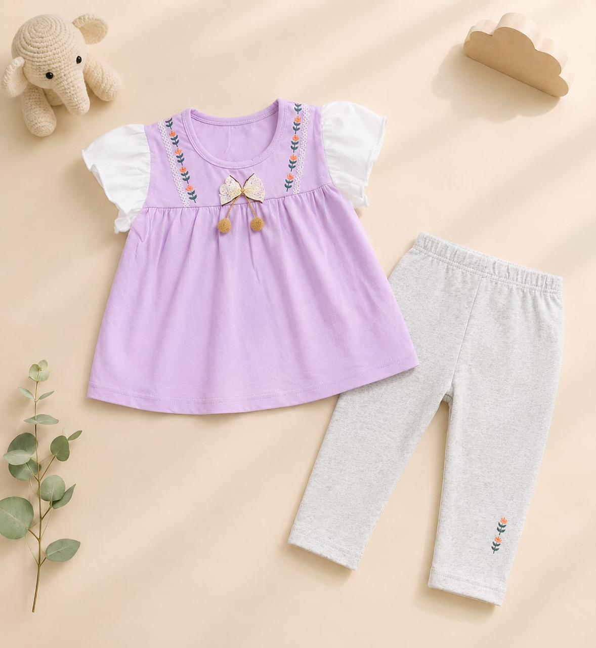 Baby Girl Bow Suit