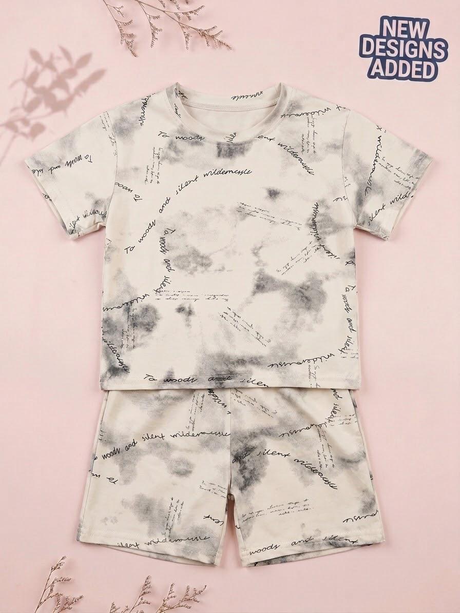 Printed Nicker Suit